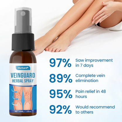 🌱Ourlyard® VeinGuard Herbal Spray – ✅ Clinically proven to eliminate varicose veins in just 7 days!
